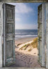 Diamond Painting of an Open Doorway Leading to a Beachscape