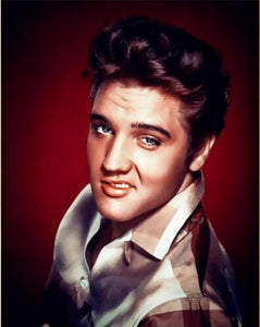 Diamond painting recreates Elvis Presley's legendary look.