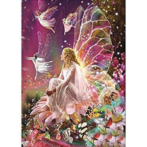 Diamond painting of beautiful fairies.