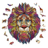 Fierce Lion Wooden Jigsaw Puzzle 