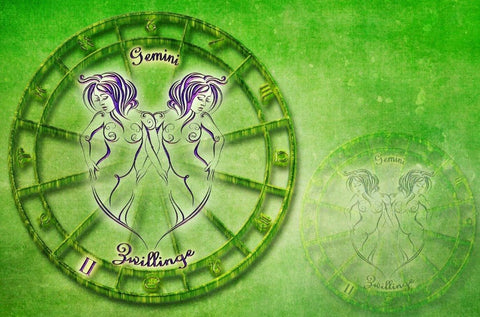 Image of Diamond Painting of the Zodiac Sign Gemini