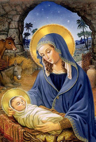 Image of newborn-baby-jesus-with-mary-diamond-painting.jpg