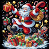 Joyful Santa Claus Delivering Christmas Gifts Diamond Painting