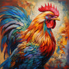 Diamond Painting of a Colorful Sarimanok, a Mythical Filipino Bird