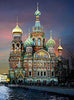 Diamond painting of the Savior on Spilled Blood, a landmark cathedral in Saint Petersburg, Russia.