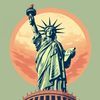 Diamond Painting of the Statue of Liberty