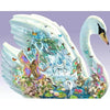 Diamond Painting of a Swan with a Fairy, Unicorn, and Butterflies