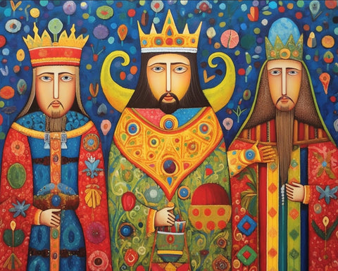 Image of Diamond painting of the Three Wise Men