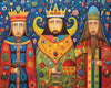 Diamond painting of the Three Wise Men