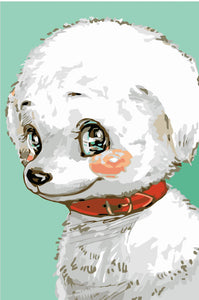 Sweet Puppy - DIY Painting By Numbers
