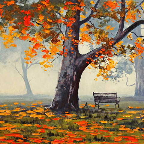 Image of Autumn Park - DIY Painting By Numbers