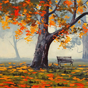 Autumn Park - DIY Painting By Numbers