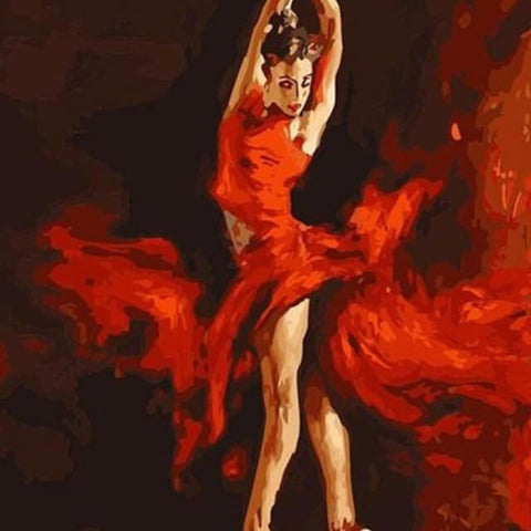 Image of Ballet Dancer -  DIY Digital Painting By Numbers