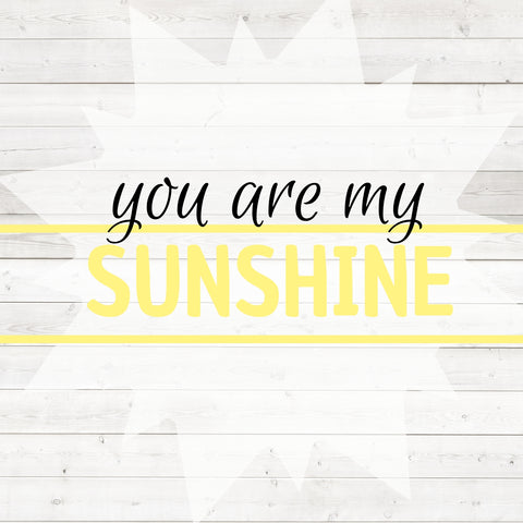 Image of you are my sunshine painting