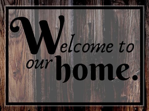 Image of Welcome To Our Home - DIY Diamond  Painting