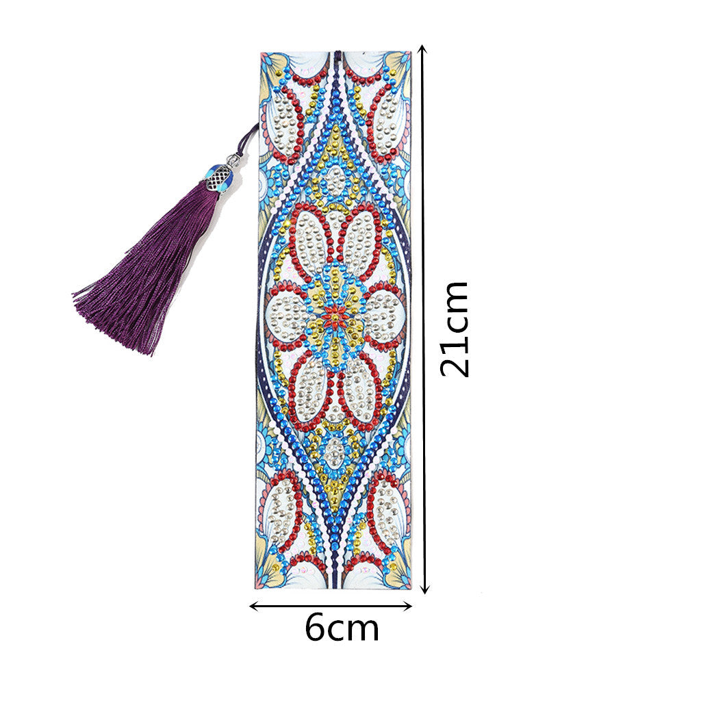 Blue Flower - Diamond Painting Bookmark