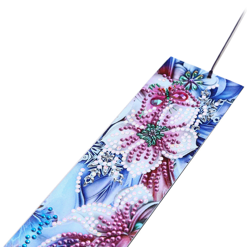 Pink Flower - Diamond Painting Bookmark