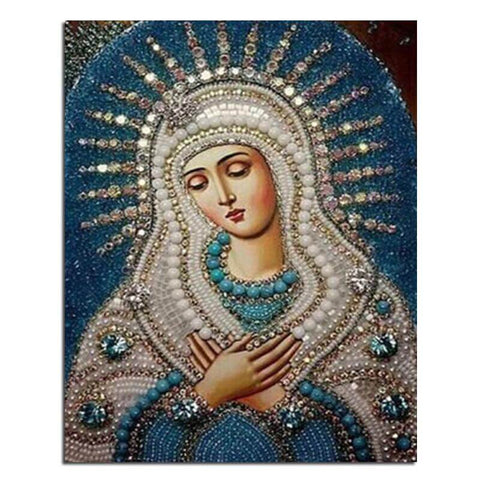 Image of Virgin Mary - DIY Diamond  Painting
