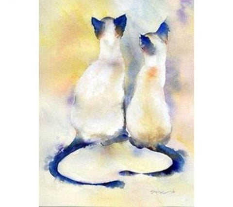 Image of Couple Cats - DIY Diamond Painting