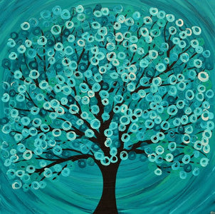 Blue Tree - DIY Diamond Painting