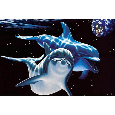 Image of Dolphins -  DIY Diamond Painting