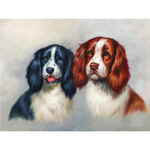 Two dogs - DIY Diamond Painting
