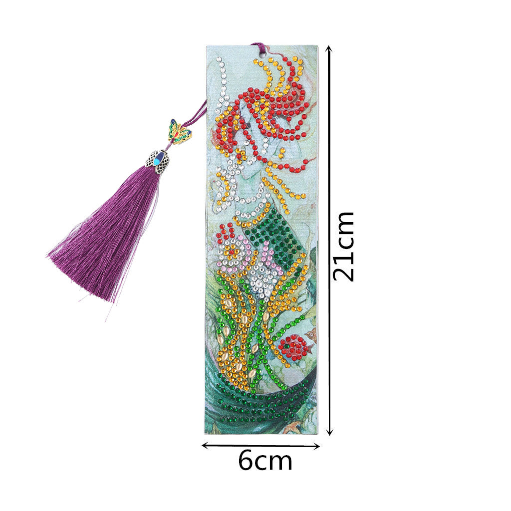 Lovely Mermaid - Diamond Painting Bookmark