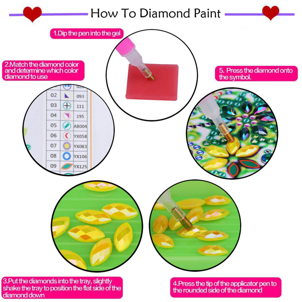 Pink Butterfly - DIY Diamond Collapsible Storage Basket