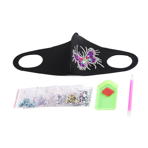 Image of Purple Butterfly - DIY Diamond Face Mask