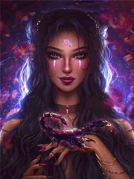 Zodiac Sign Scorpio Deity - DIY Diamond Painting