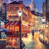 City Street at Night- DIY Painting By Numbers