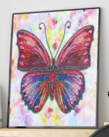 Pretty Butterfly Special Shaped Drills DIY Partial Diamond Painting