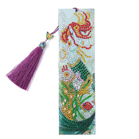 Lovely Mermaid - Diamond Painting Bookmark