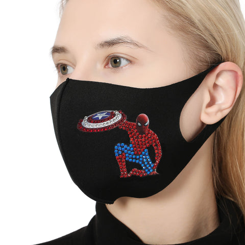 Image of Spider Man - DIY Diamond Face Mask