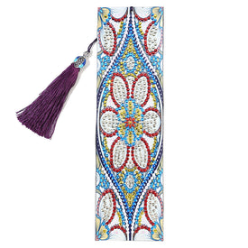 Blue Flower - Diamond Painting Bookmark