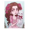 Girl with her Kitty Special Shaped Drills DIY Partial Diamond Painting