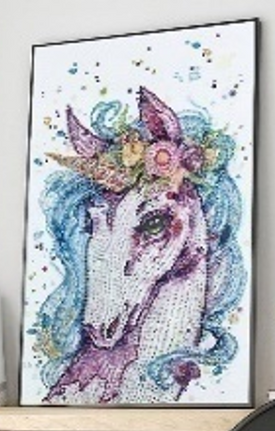 Diamond Painting Unicornio (Cuadro 21x25)