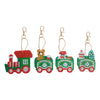 Christmas Train (4pcs) - DIY Diamond Painting Keychain