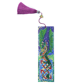 Green Dragon - Diamond Painting Bookmark