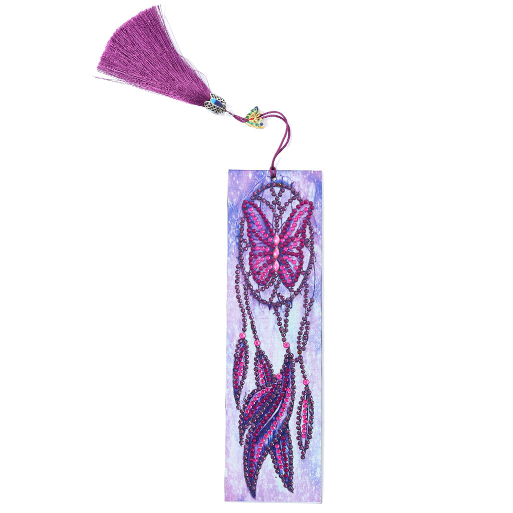 Butterfly Dreamcatcher - Diamond Painting Bookmark