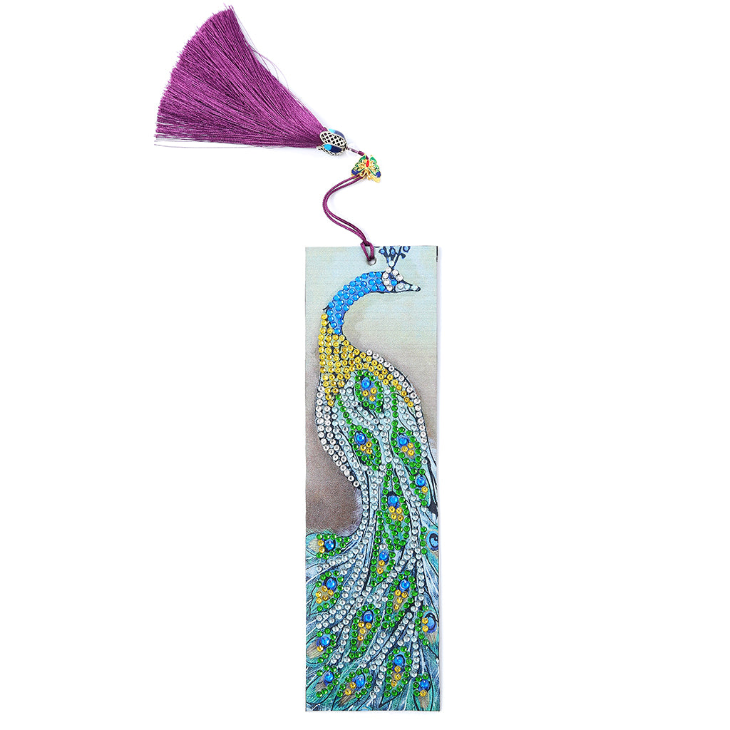 Peacock - Diamond Painting Bookmark