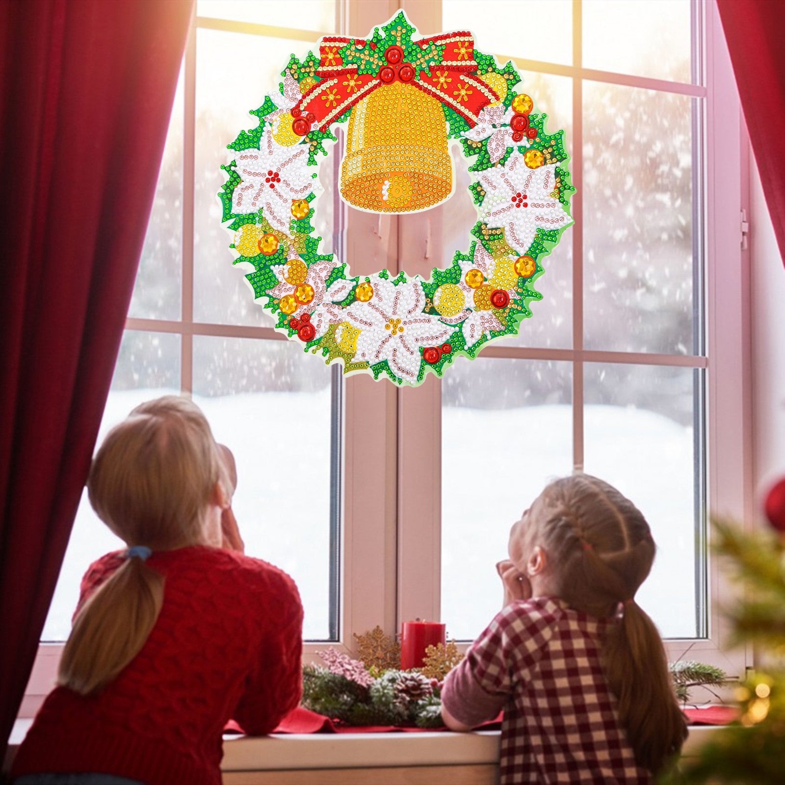 Bell Wreath - Diamond Painting Ornament