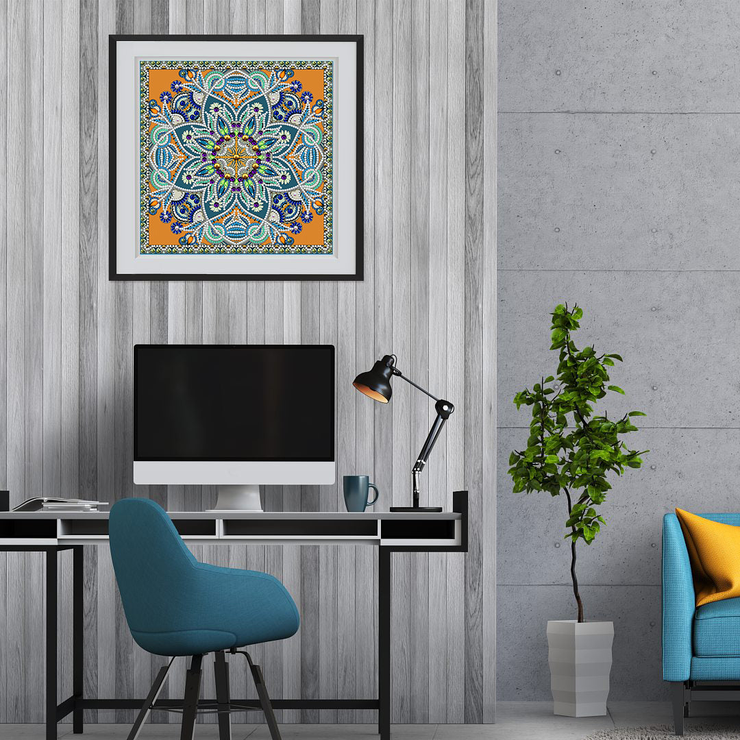 Mandala #10 - DIY Diamond Painting Glow in the Dark