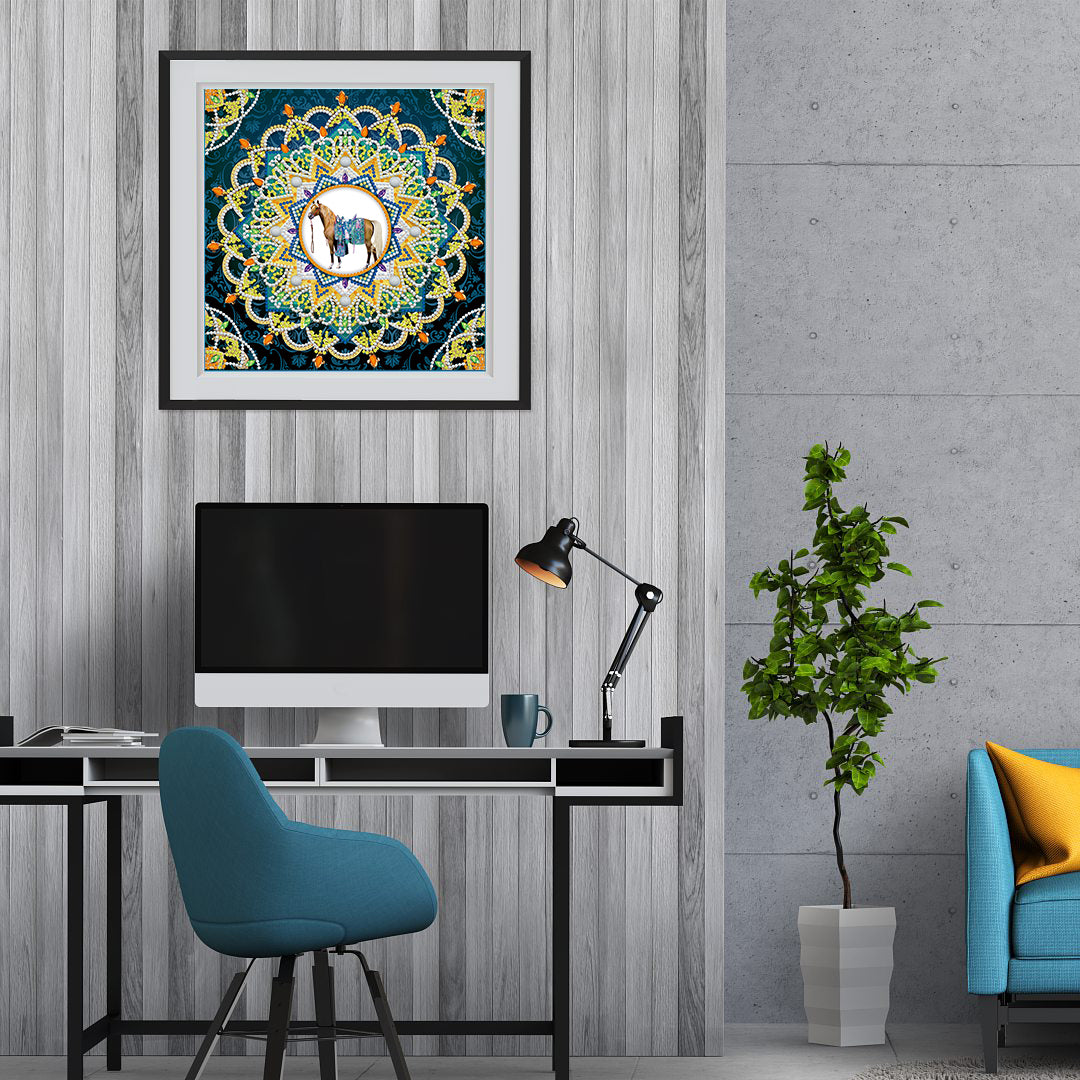 Mandala #6 - DIY Diamond Painting Glow in the Dark