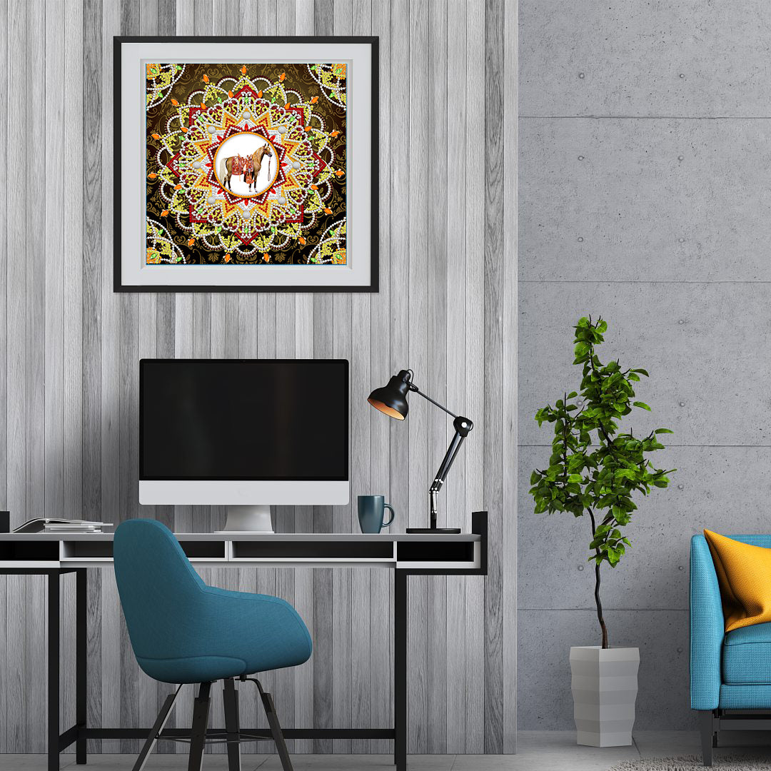 Mandala #5 - DIY Diamond Painting Glow in the Dark