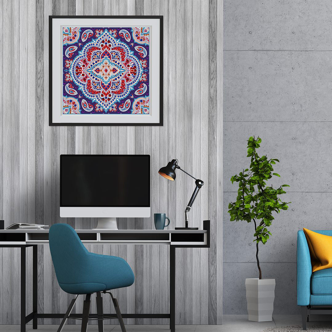 Mandala #8 - DIY Diamond Painting Glow in the Dark