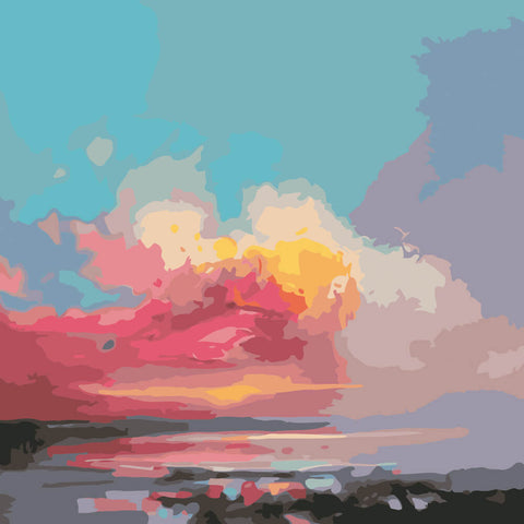 Image of Sunset Scenery #5 - DIY Painting By Numbers