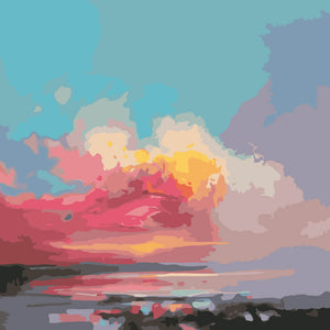 Sunset Scenery #5 - DIY Painting By Numbers