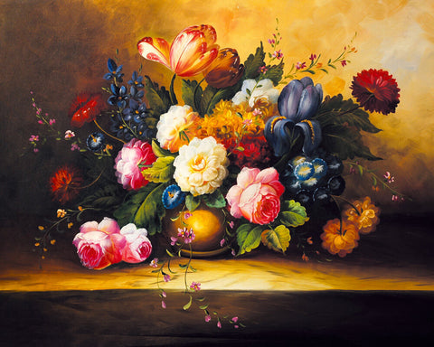 Image of Assorted Flowers - DIY Painting By Numbers