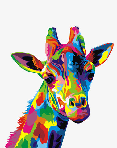 Image of Giraffe - DIY Painting By Numbers